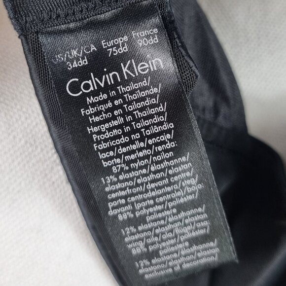 Calvin Klein Padded Lace Bra Size 34DD - Picture 9 of 11